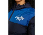 Geelong Cats Womens Longline Puffer Jacket