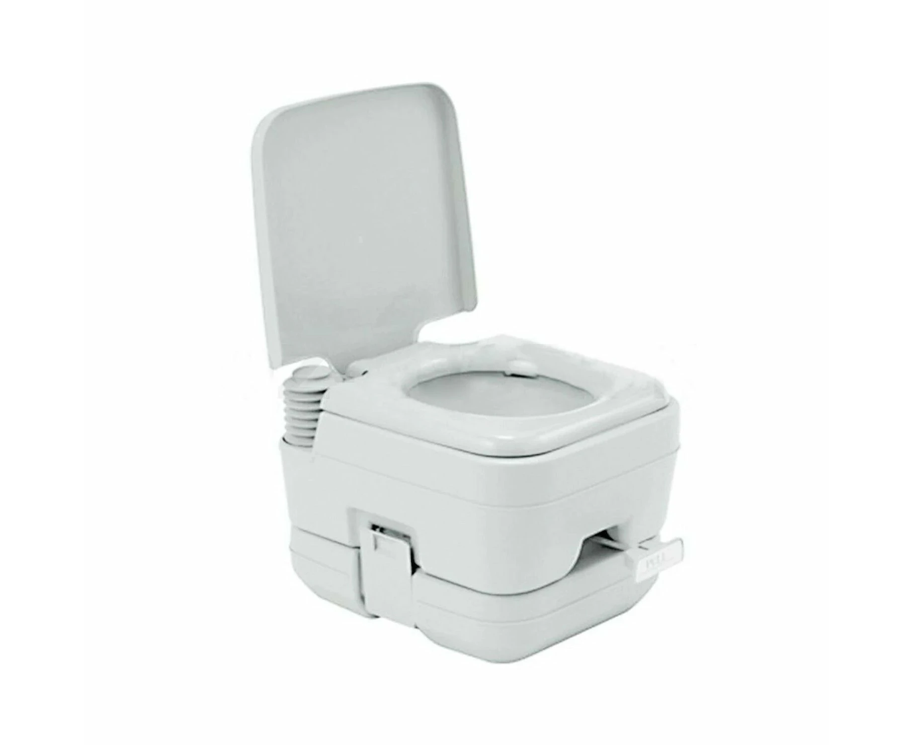 10L Portable Toilet Travel Outdoor Caravan Boating 50 Flushes Camping Potty Gray