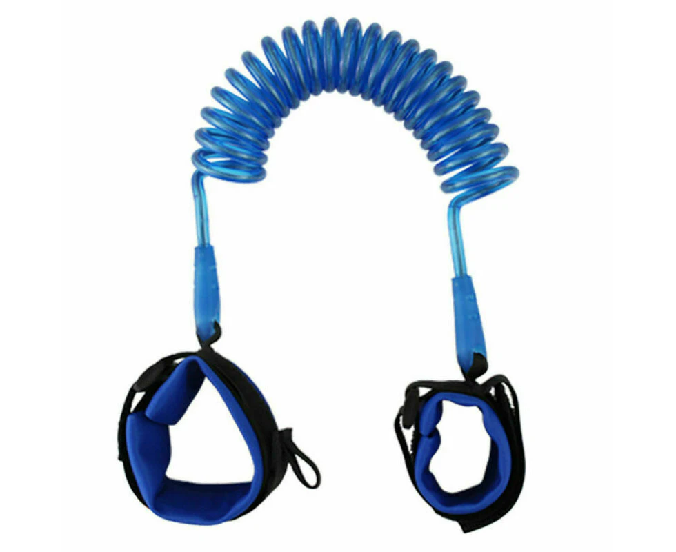 Blue Strap Anti-lost Leash Harness Belt Toddler Wrist Kids Walking Safety Hand