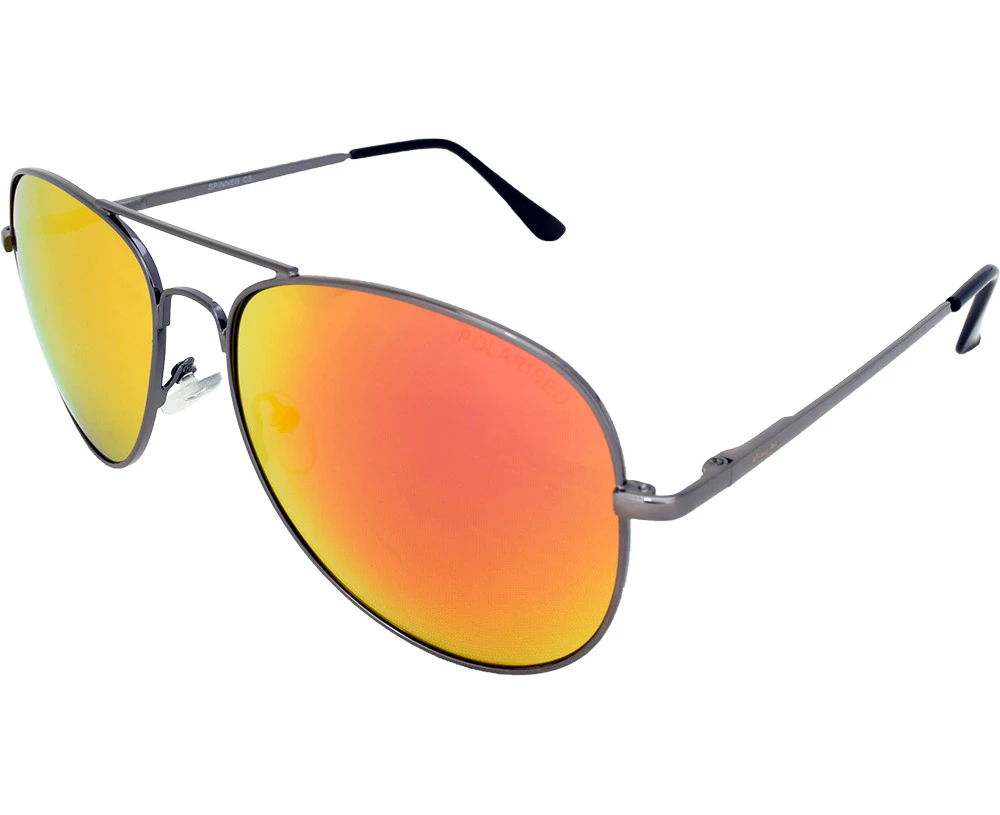 Mangrove Jacks Spinner C3 Silver / Red Revo Polarised Lenses