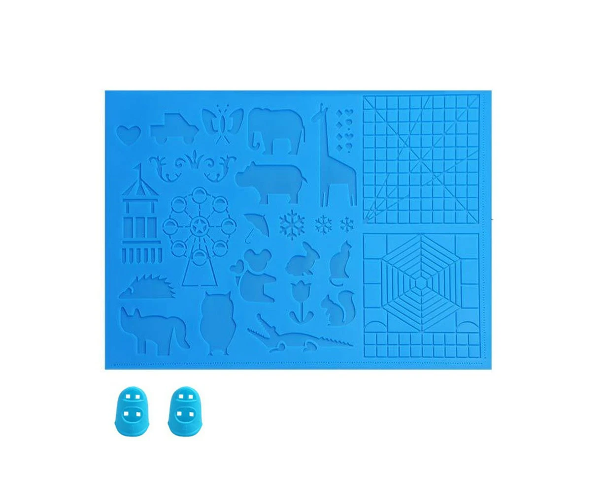 Silicone 3D Pen Drawing Template Pad