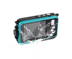 24MP Waterproof Digital Camera Underwater Camera for Snorkeling - Blue