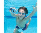 Kids Waterproof Camera Toys Outdoor Sports Camera with 32GB Memory Card - Blue