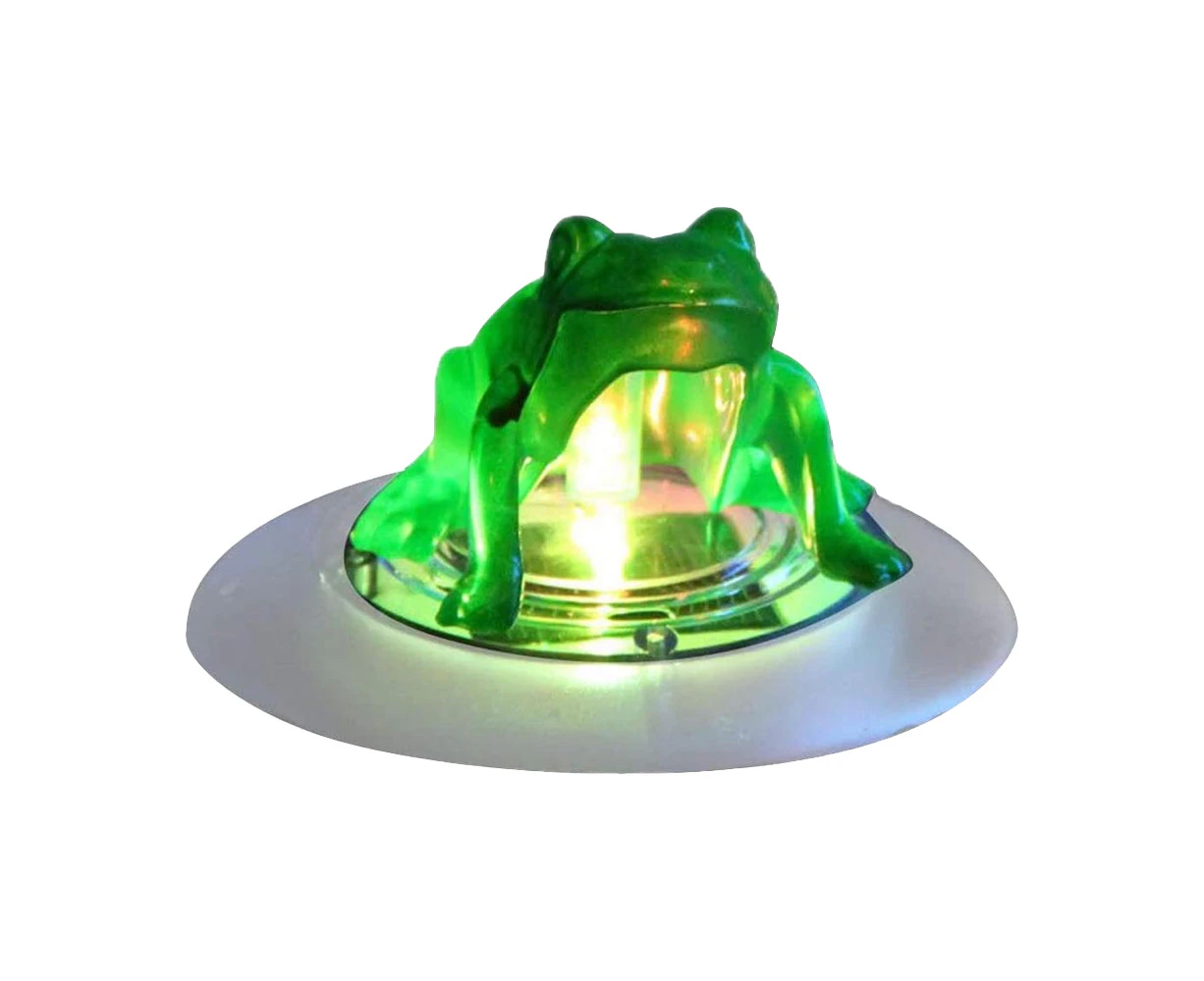 Solar Powered Floating Pool Lights RGB Color Changing Water Resistant LED Floating Pond Light Decoration - Frog