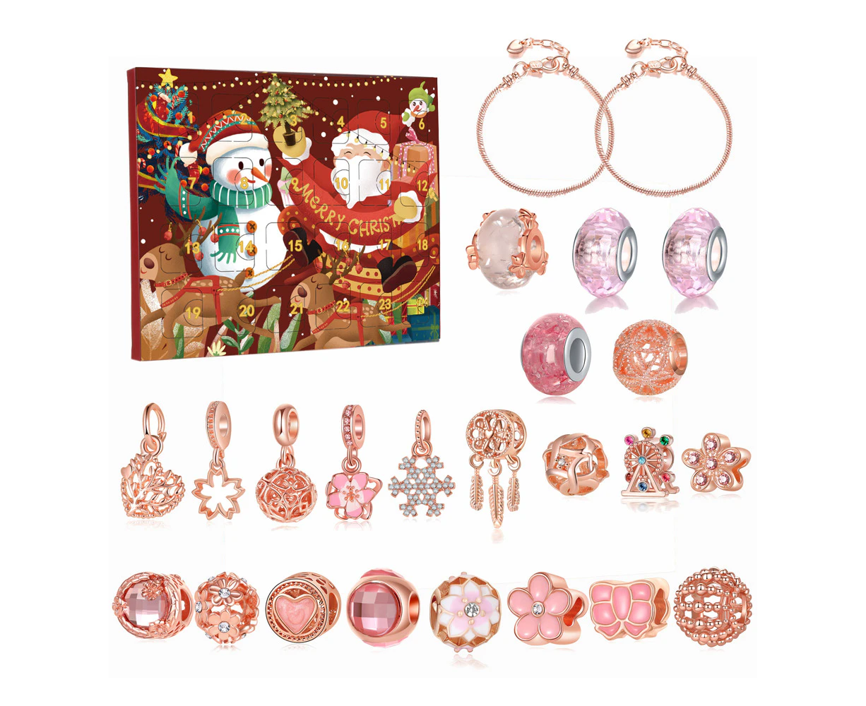 Christmas Advent Calendar with DIY Charm Bracelets