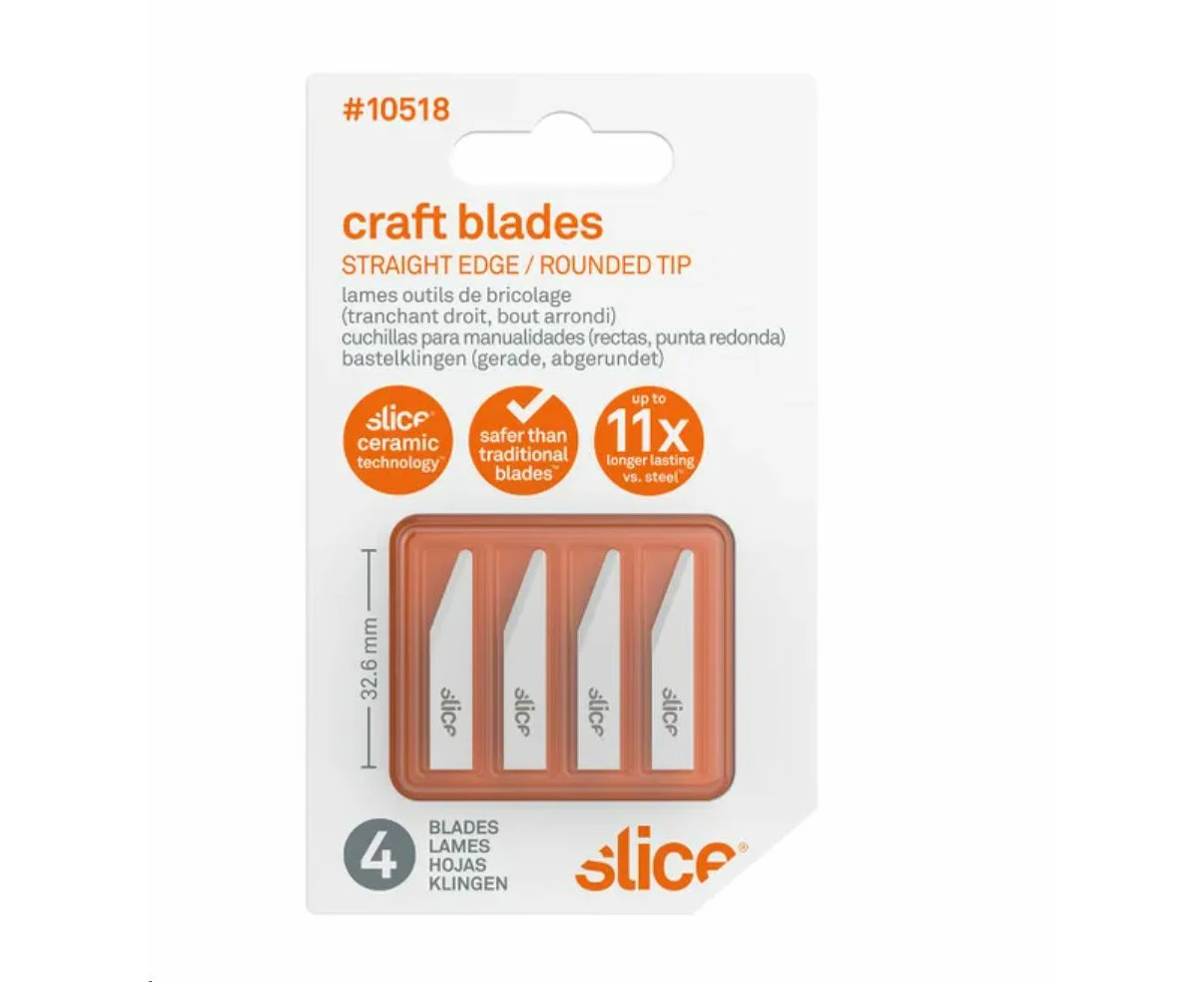 Slice Craft Blades Straight 4 Pack