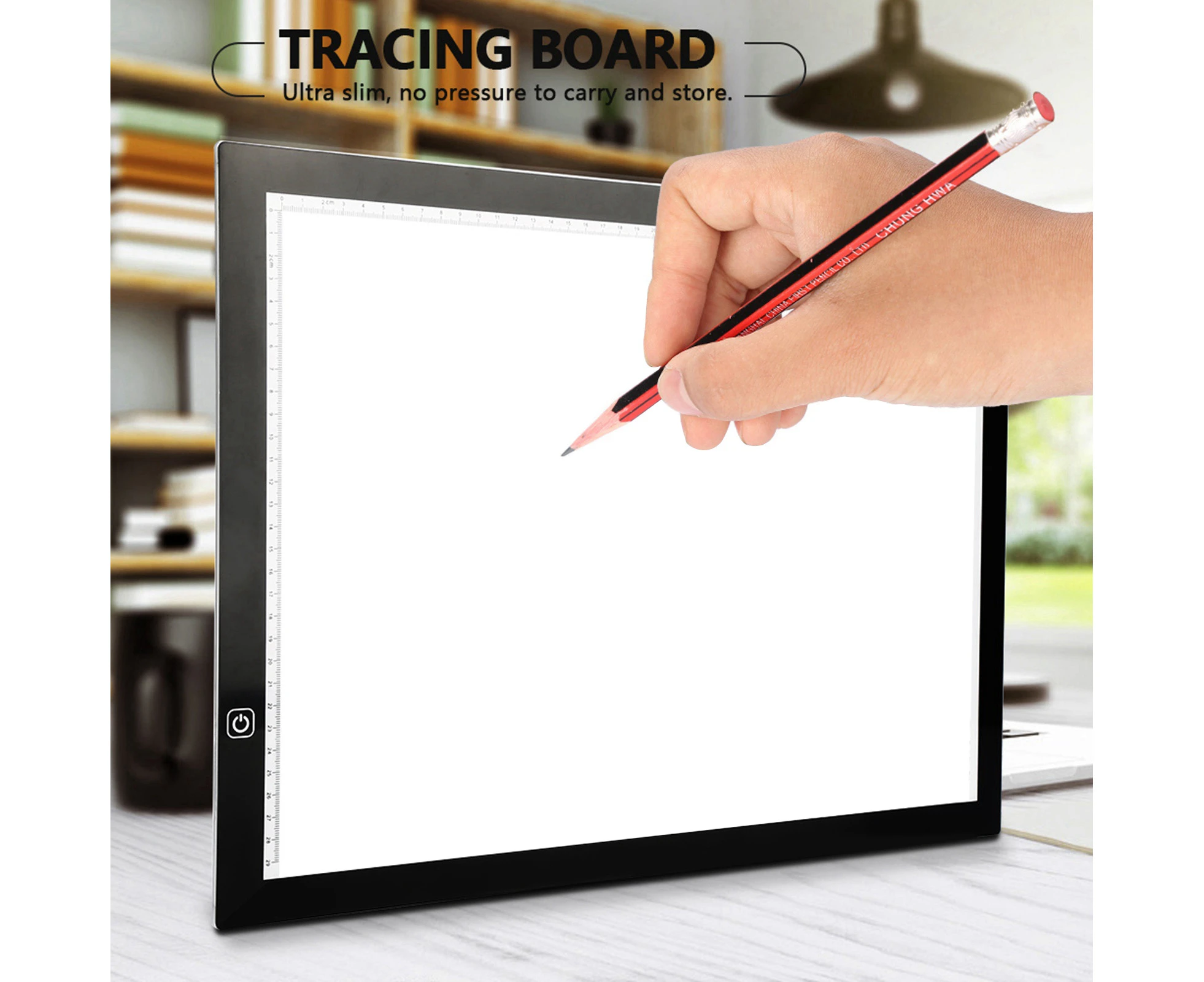 A3 LED Light Box Tracing Board for Stencil Art Drawing Patterns Copying, Christmas Gift