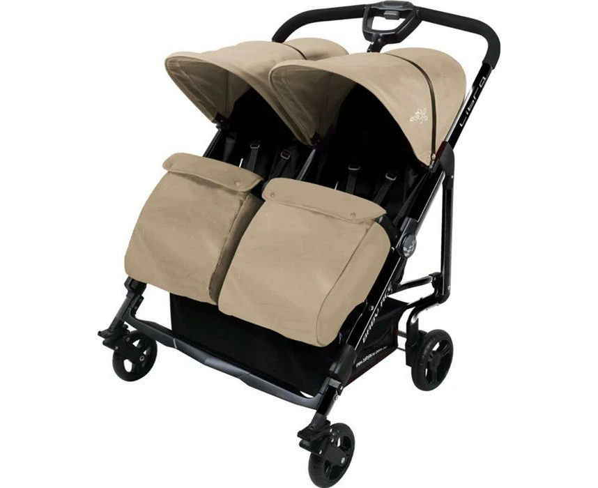 Baby Ace Libra Twin Stroller Khahki