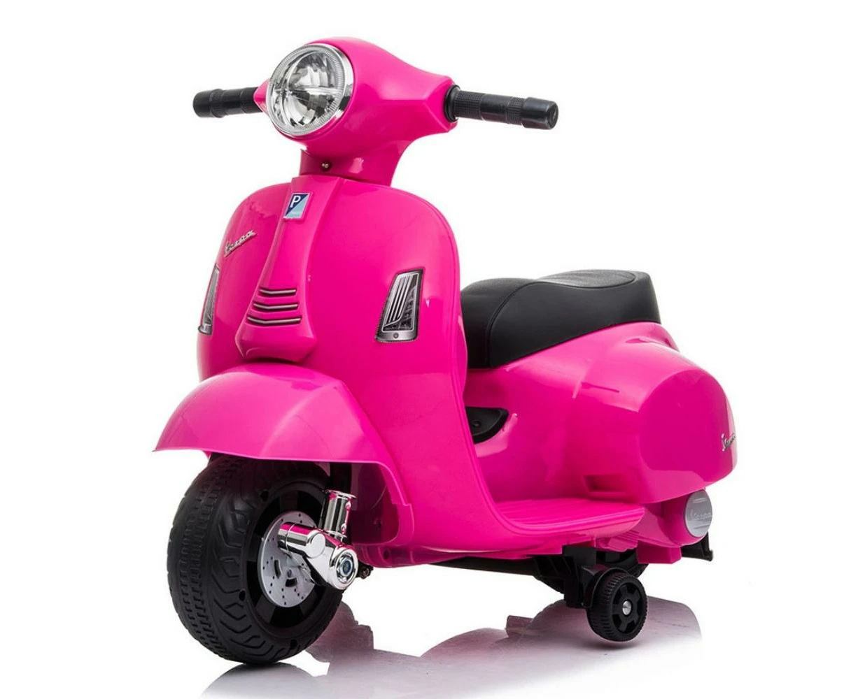 Vespa Licensed Mini 6v Electric Ride On Bike Pink