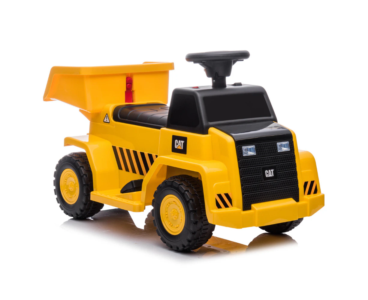 Cat Licensed Dump Truck Quad 6v Ride On Toy