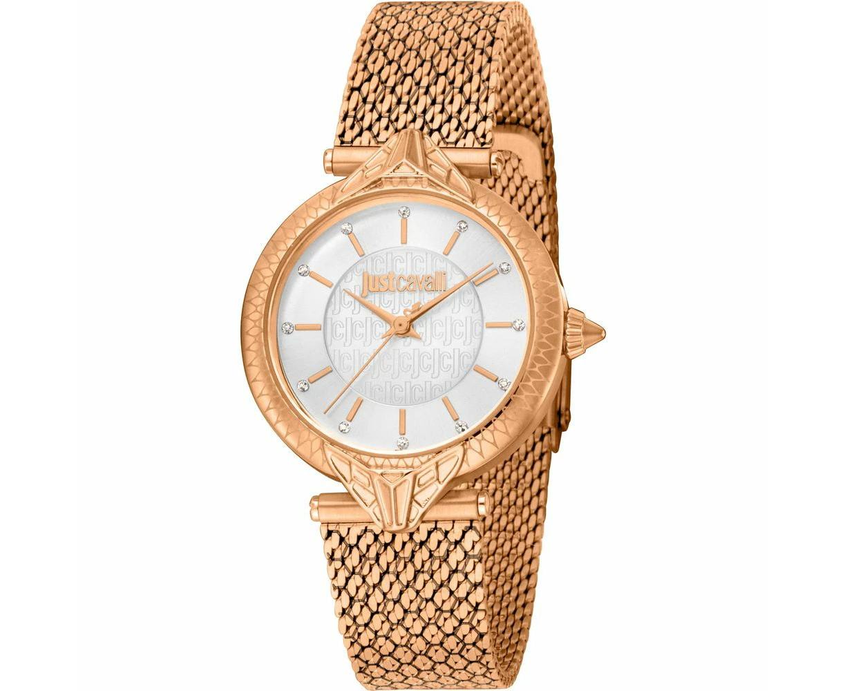 Cavalli Lady Animalier Watch Mod. Quartz Rose Gold Stainless Steel Ip 32mm