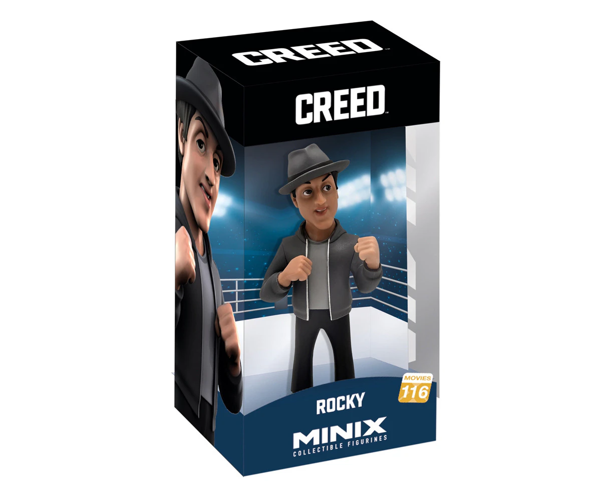 Minix Creed Collectible Action Figure Toy Rocky Balboa In Leather Jacket 116