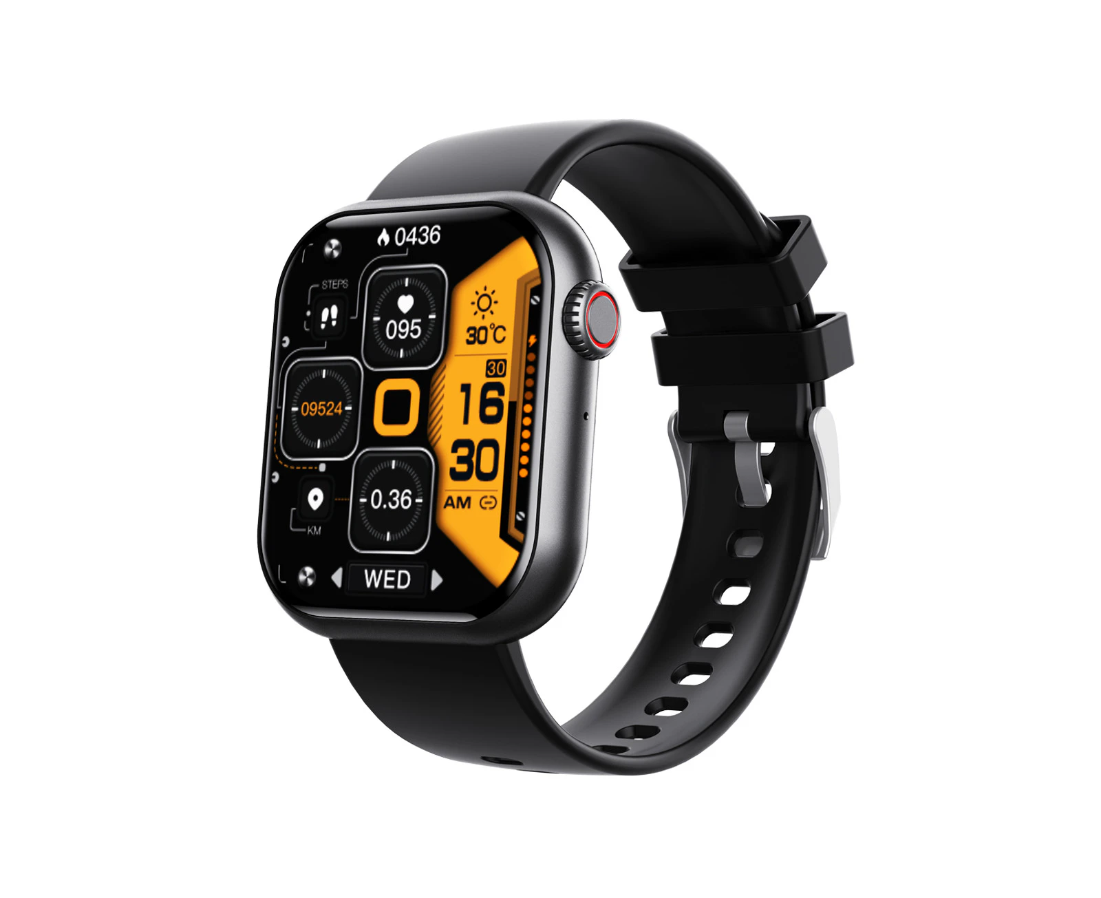 RYG Fourth Generation Smart Watch -- Black