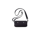 Katya Komarova Felt Baguette Bag - Black/Black