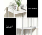 Artiss Bookshelf Display Shelves 5 Tiers 120cm White