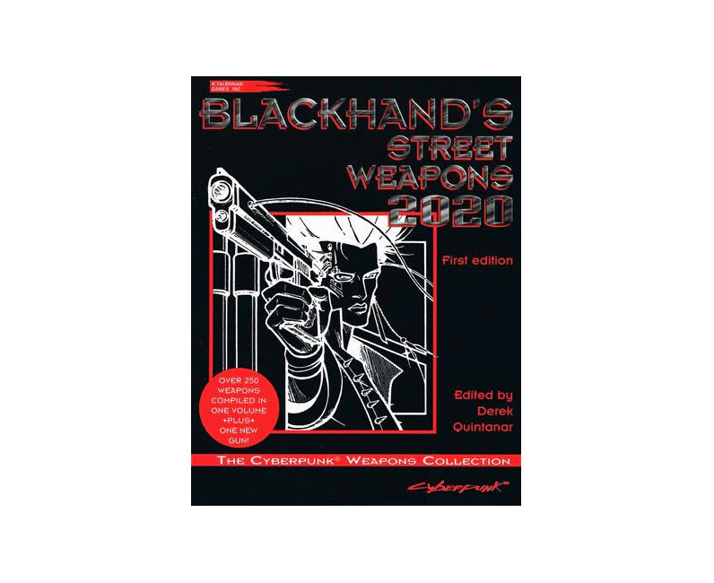 Ross Talsorian Games Blackhands Street Weapons 2020 Hardcover Play Game Book