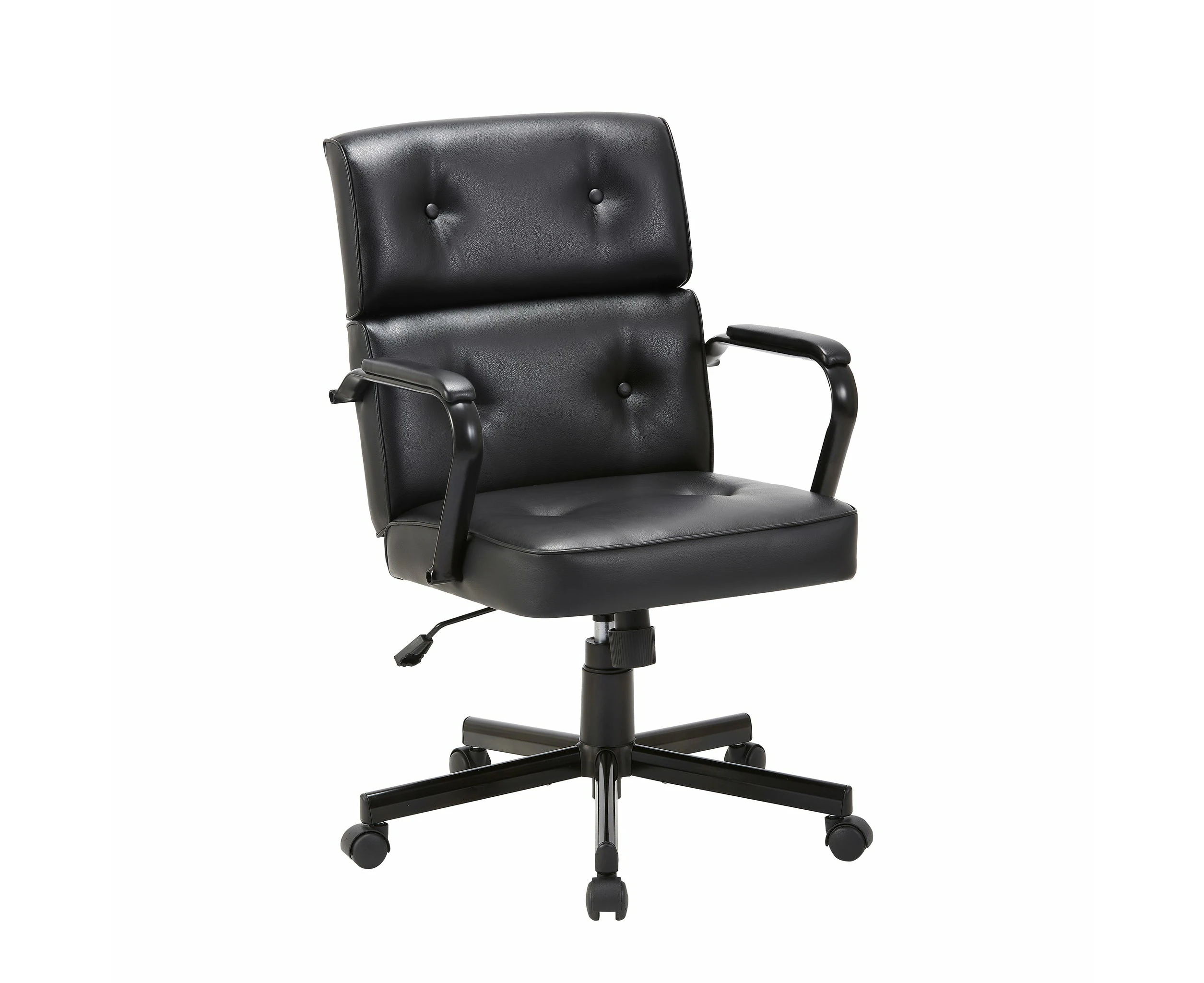 Beverly Home Office Chair In Black PU