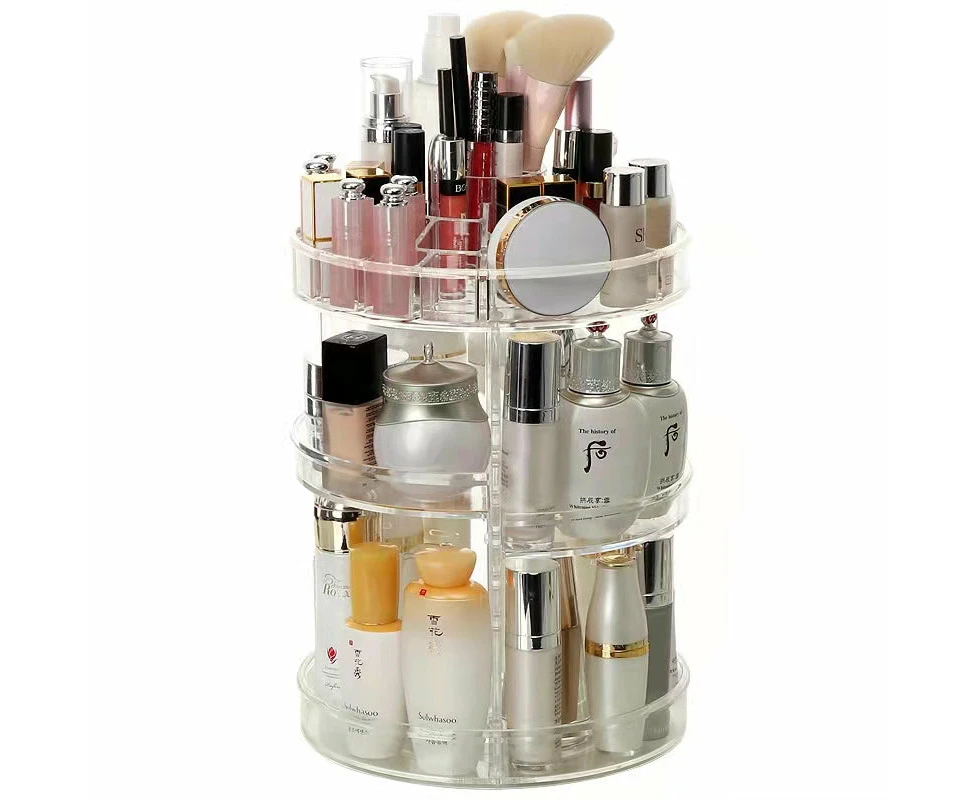 Jewelery Display Stand Acrylic Makeup Earring Ring Storage Holder Rack Clear