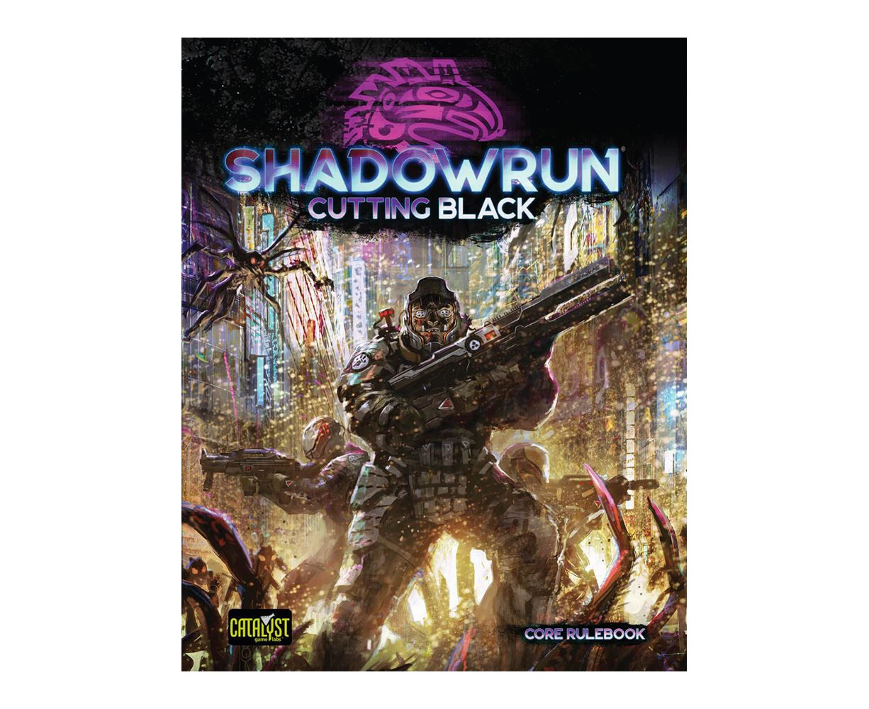 Catalyst Game Labs Shadowrun Roleplaying Game Cutting Black Guide Rule Book