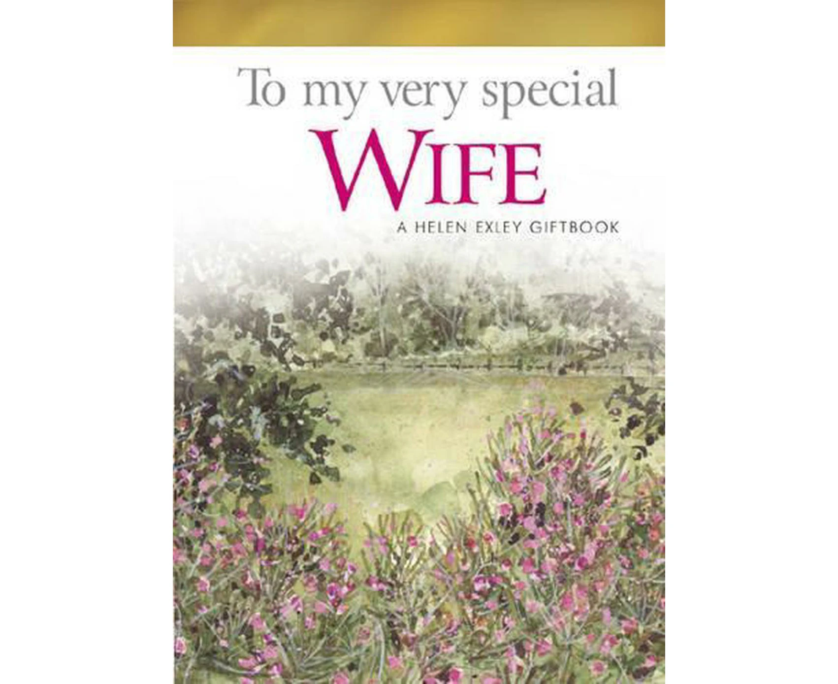 To My Very Special Wife