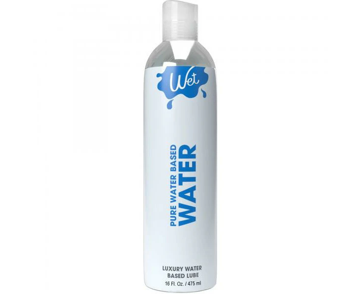 Trigg Labs Wet Water Based Lubricant 16oz For All Toys | Model 2024 | Unisex | Nipple Stimulation | Clear