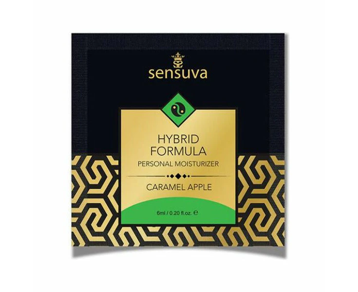 Sensuva Hybrid Water Based Personal Moisturizer Caramel Apple Flavored Intimate Lubricant For Delicate And Sensitive Skin