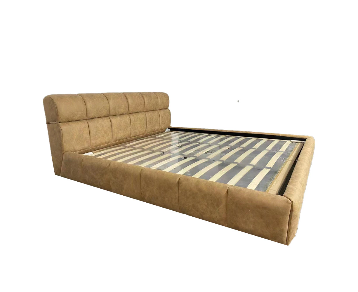 Dawes Suede Fabric Upholstered Bed Frame