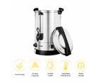 Maxkon 19L Water Dispenser Urn Instant Hot Cold Coffee Maker Machine Tea Kettle Home Commercial Stainless Steel with Tap