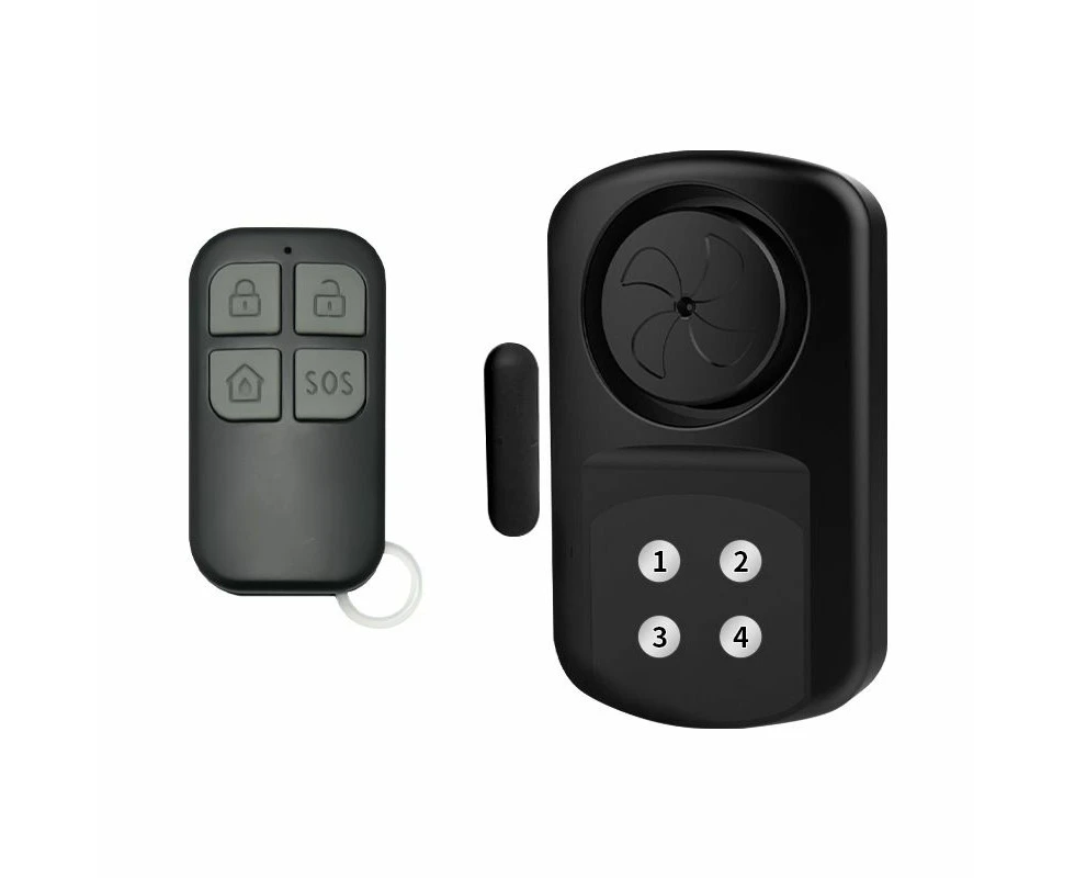 House Alarm  Remote Keypad, Waterproof IP67,Inground Pool Safety Alarm,Gate Alarm Sensor, 140 dB Super Loud, Prying Door Alarm,Entrance Alert