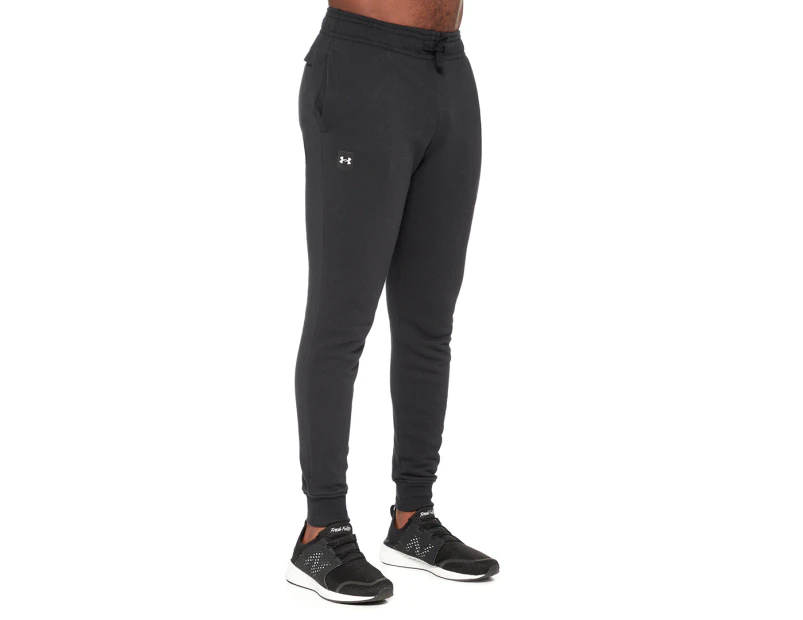 Under Armour Men's Rival Fleece Trackpants / Tracksuit Pants - Black