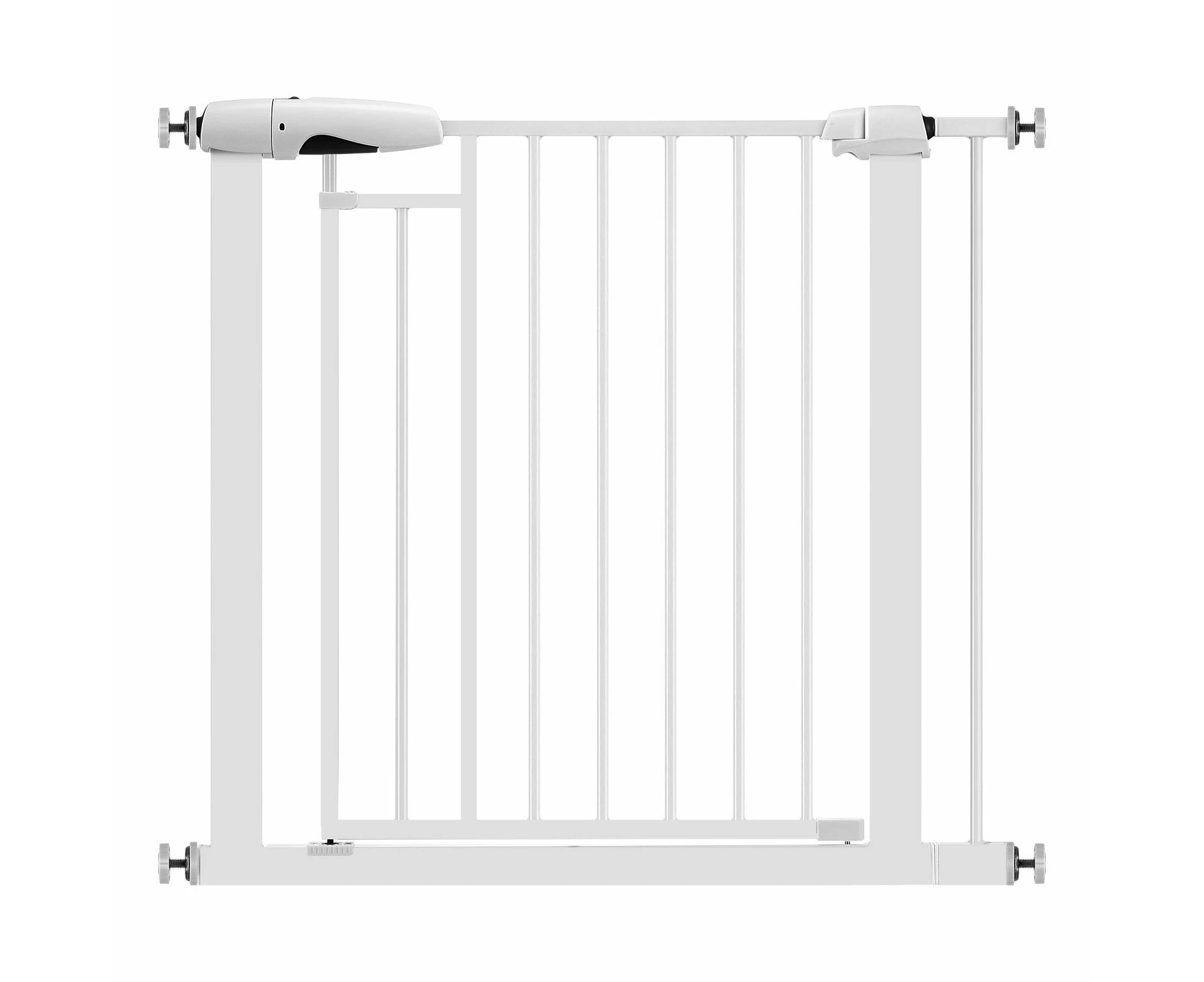 Pet Dog Safety Gate Adjustable Fence Cat Stairs Doorway Enclosure Safe Guard Security Barrier 76 to 90cm with 7cm Extension