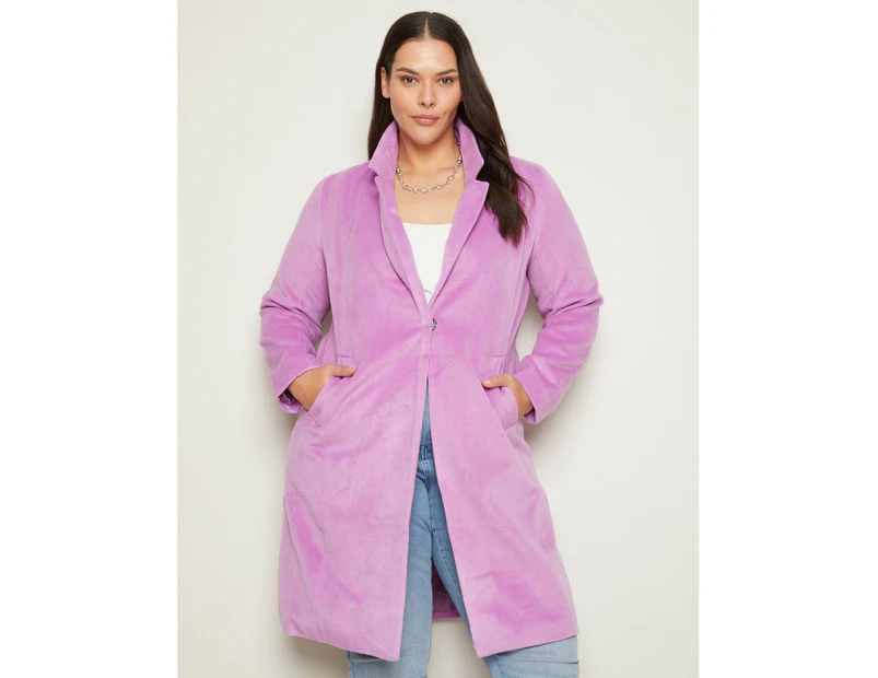 BeMe - Plus Size - Womens Coat -  Sara Long Coat