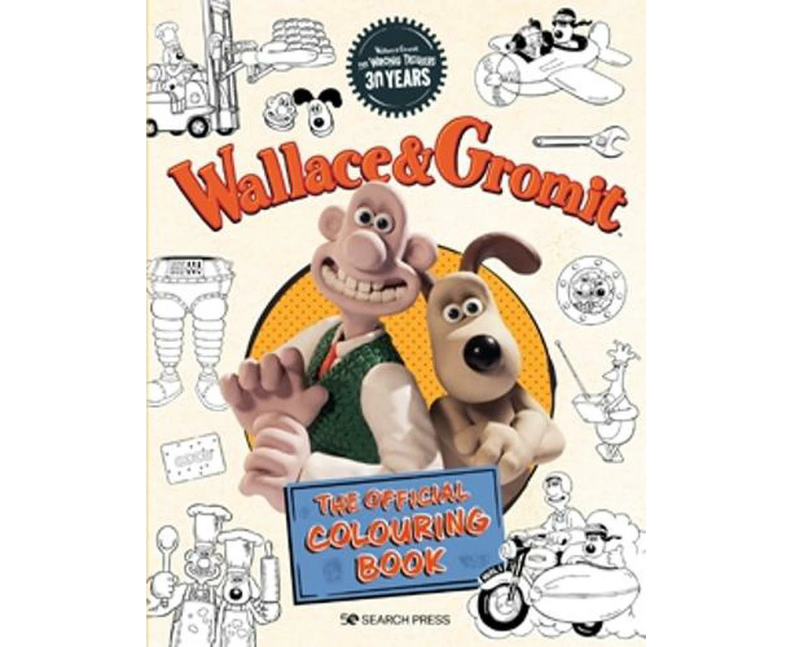 Wallace & Gromit: The Official Colouring Book