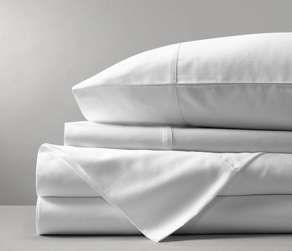 Harper Home 500TC Egyptian Cotton King Size Pillowcase | White