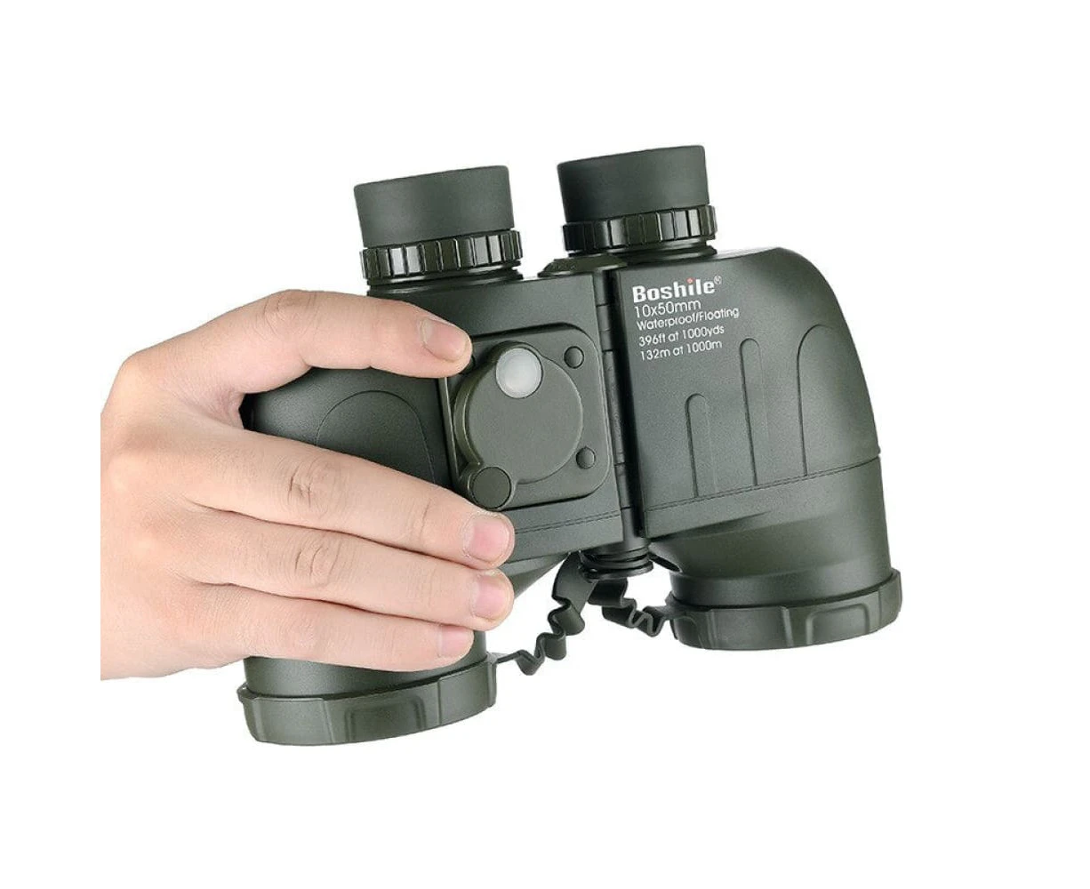 10x50 Powerful High Quality Hd Binoculars Telescope With Built-in Compass