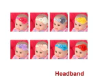 4X Headband Beauty Flower Baby Toddler Girl Kid Chiffon Infant Hair Bow Band