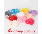 4X Headband Beauty Flower Baby Toddler Girl Kid Chiffon Infant Hair Bow Band