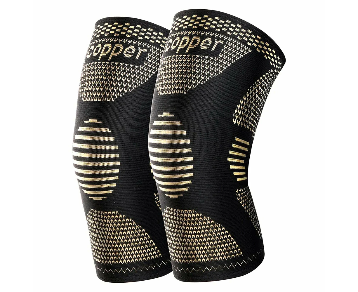 Copper Knee Compression Sleeves For Men Women Pain Relief Workout