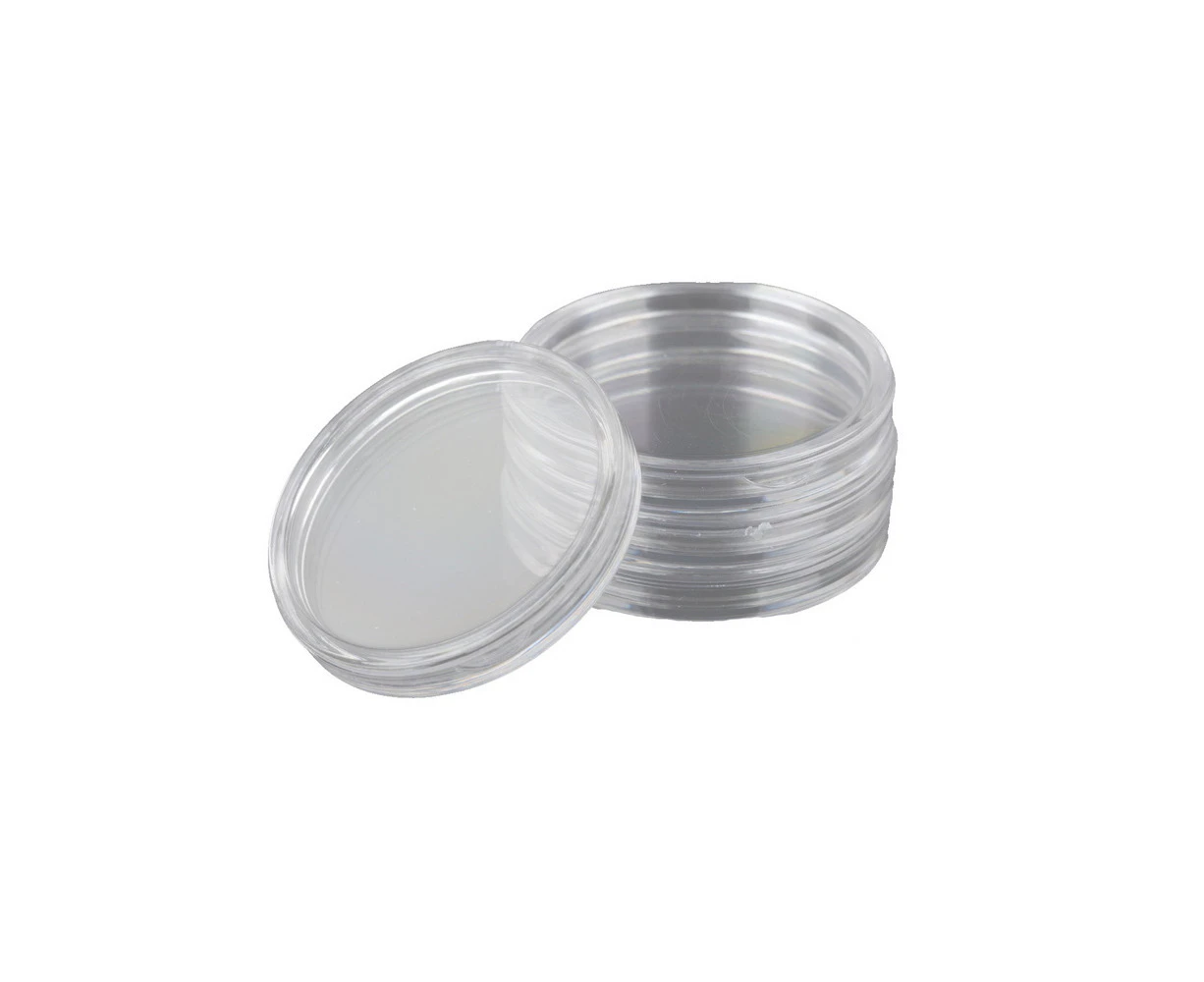 Coin Capsules Case 27mm Australian Clear Coins Holder Collection Display Plastic Collectors Gasket Holders Protect Dollar Storage Container Round 144X