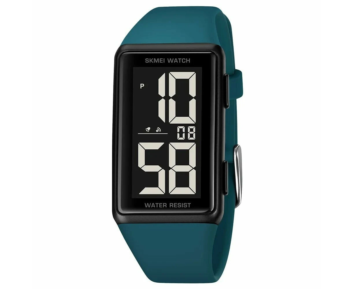 Men's & Women's Silicone Date Calendar Display Digital 3ATM 30M Water Resistant Wristwatch