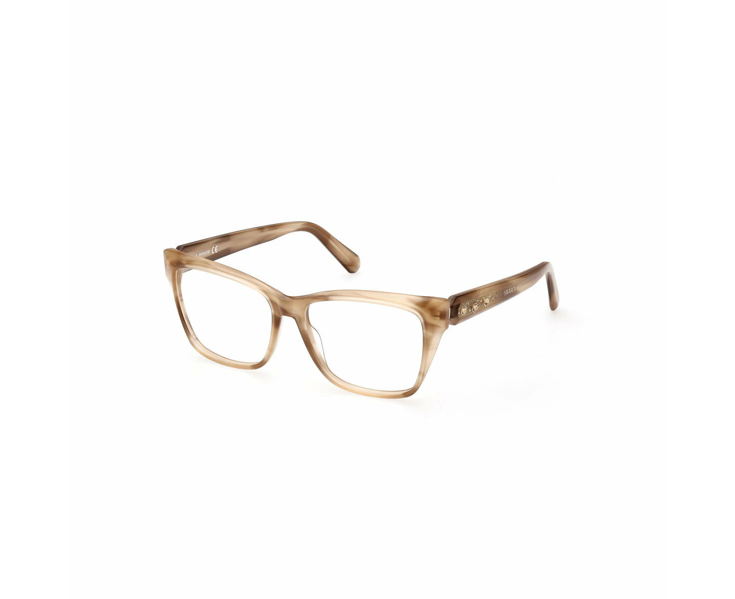 Women Spectacle Frame By Swarovski Sk546853047 Brown