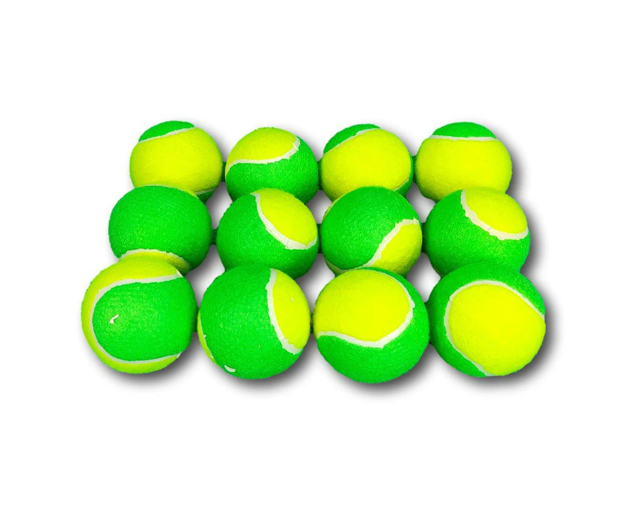 Gold Cup Sports Stage 3 Tennis Balls 75% - Pack of 12 - Yellow Orange