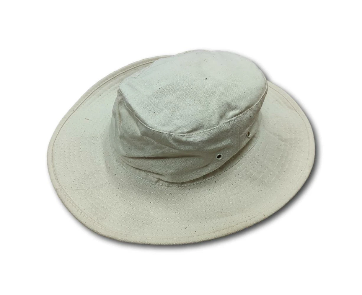 Buffalo Sports Wide Brim Cricket Sun Hat Cream