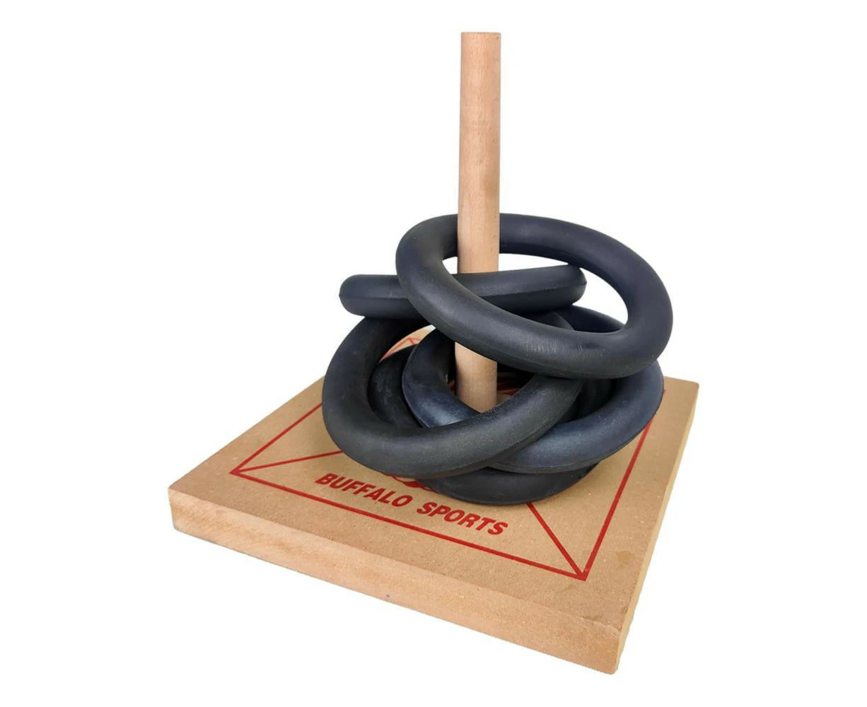 Buffalo Sports Deluxe Rubber Quoits Set