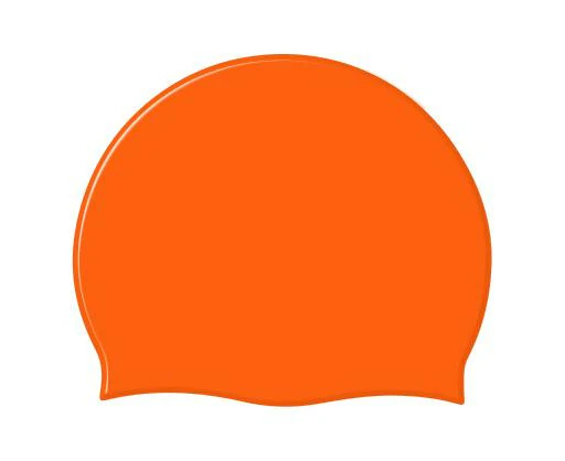 Buffalo Sports Deluxe Silicone Swim Cap - Orange