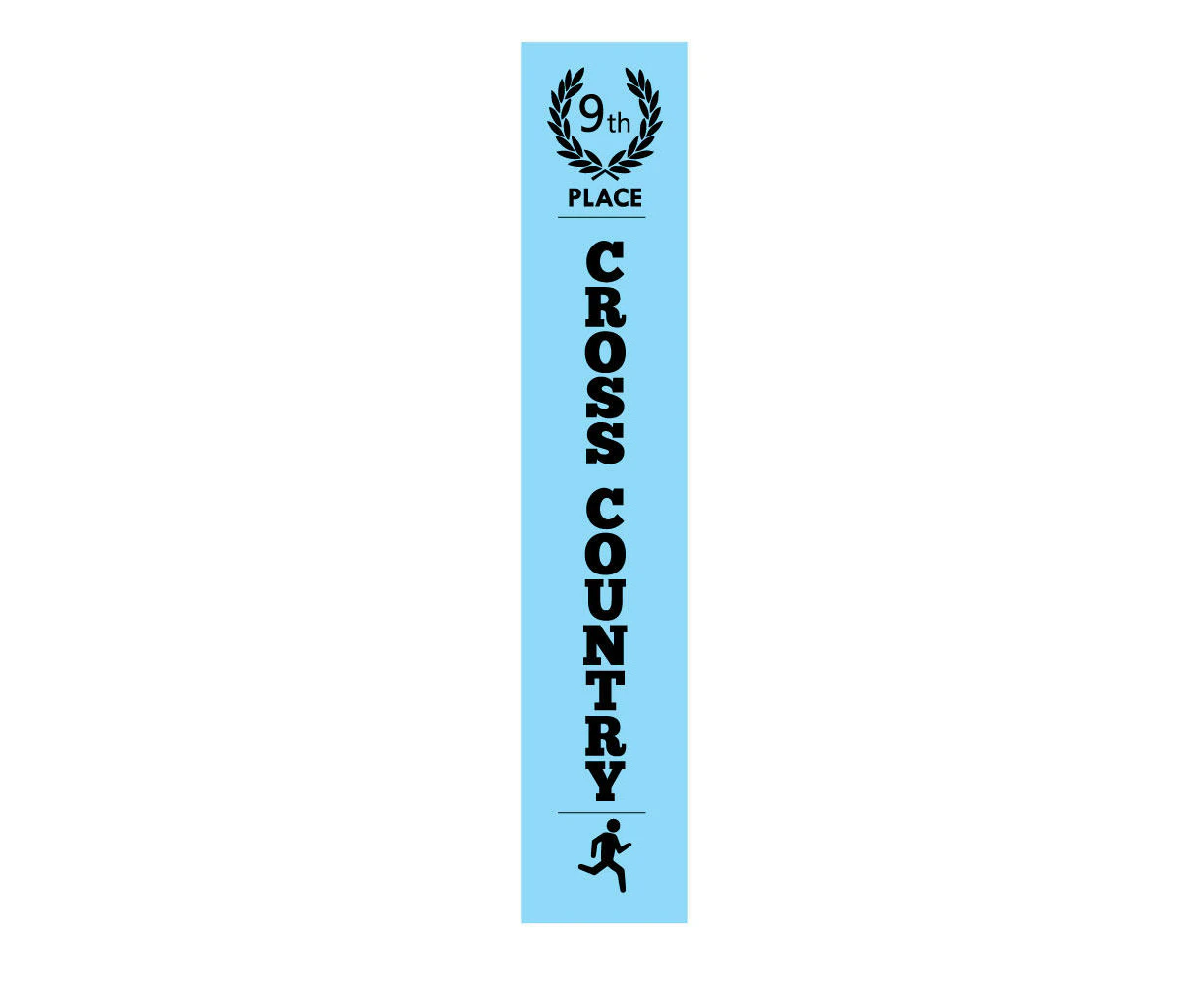 Cross Country Place Ribbons - Pack of 25 (1st to 10th) - Ninth