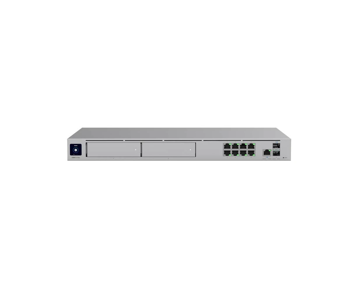 Ubiquiti Dream Machine Pro Max Rack-mount Cloud Gateway 10 Gbps Multi-WAN 2 NVR Drive Bays