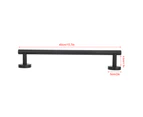 Stainless Steel Towel Bar Wall Mounted Single Towel Rack Hanger Bathroom Accessory