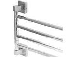 Stainless Steel Towel Rack Bar 180° Rotatable Towel Bathrobe Hanger Holder for Bathroom4 Rods