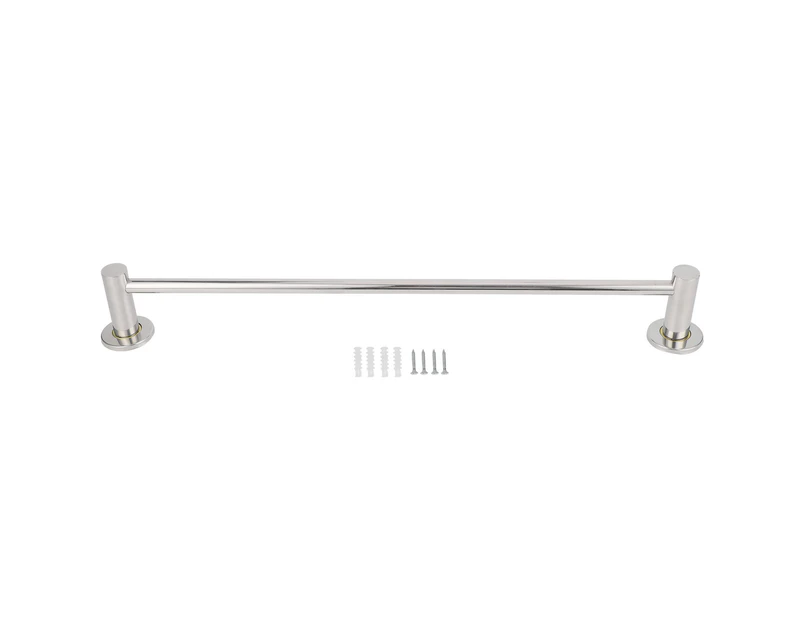 57CM Towel Bar Stainless Steel WallMounted Towel Rack Hanger Storage Shelf for Bathroom